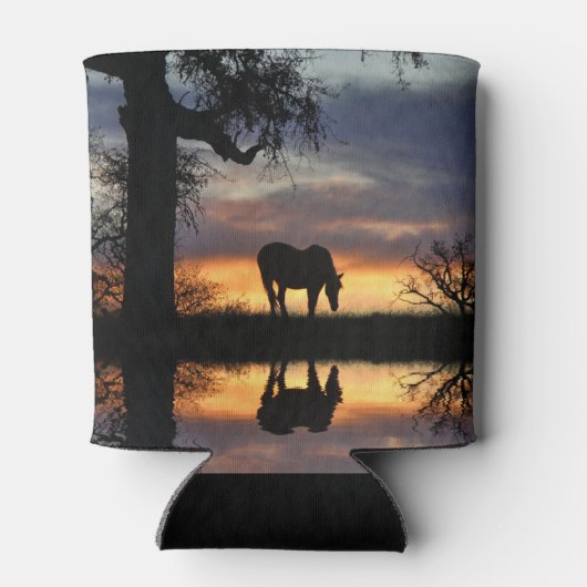 Paarden en water blikjeskoeler (Achterkant)