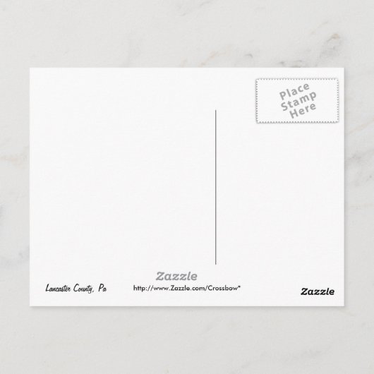 ~ Paarden en Willow ~ Briefkaart (Achterkant)