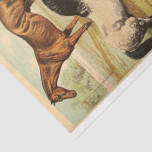 paarden Ephemera Decoupage Tissuepapier (Detail)