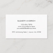 Paarden Equestrian QR Code Business Logo Visitekaartje (Achterkant)