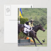 Paarden Eventing Briefkaart (Voorkant / Achterkant)