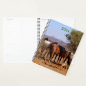 Paarden fluisteren jaarplanner 2024 planner (Display)