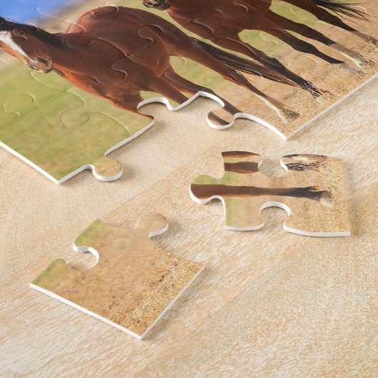 Paarden Fotocollage Legpuzzel (Zijkant)