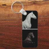 Paarden Fotocollage met Aangepaste Tekst Equestria Sleutelhanger (Voorkant)
