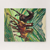 Paarden Galoping 500 Piece Puzzel (Horizontaal)