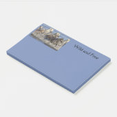 Paarden galopperen in het water post-it® notes (Schuin)
