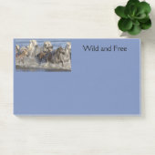 Paarden galopperen in het water post-it® notes (Kantoor)