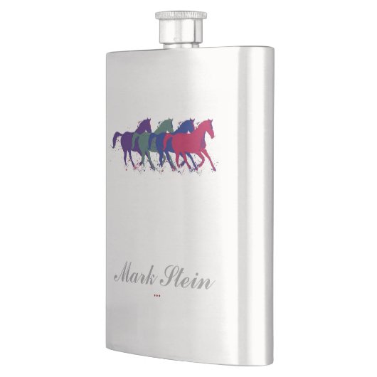 Paarden gepersonaliseerd flacon (Links)