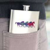 Paarden gepersonaliseerd flacon (Voorbeeld)
