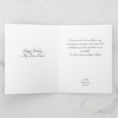 Paarden gepersonaliseerd verjaardagscentrum wenska kaart (Binnen)