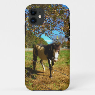 Paarden, geschilderd, iPhone 11 hoesje