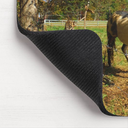 Paarden, geschilderd, muismat (Hoek)