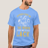Paarden geven ons vleugels die we missen retro t-shirt (Voorkant)