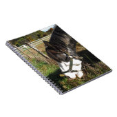 Paarden, geverfd, koningin en koningsbloem notitieboek (Rechterzijde)