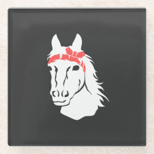 Paarden Glazen Onderzetter