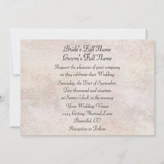 Paarden grazen ruitersport bruiloft uitnodiging (Achterkant)