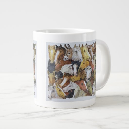 Paarden Grote Koffiekop (Voorkant rechts)