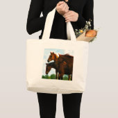 Paarden Grote Tote Bag (Voorkant (product))
