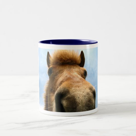 Paarden Happy Birthday, Pony Birthday Greeting Mok (Center)