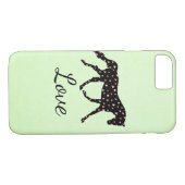 Paarden, hart en liefde Case-Mate iPhone case (Achterkant (Horizontaal))