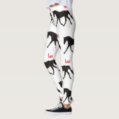 Paarden, hart en liefde leggings (Links)
