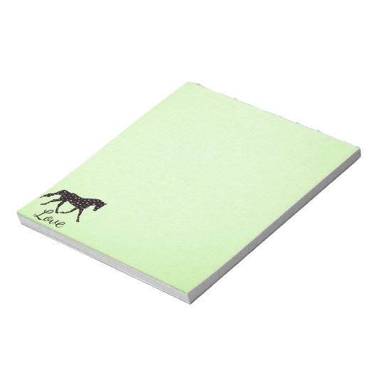 Paarden, hart en liefde notitieblok (Linkerzijde)