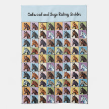 Paarden hebben kleurrijke vierkanten