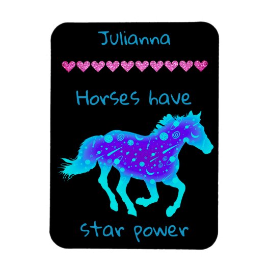 Paarden hebben stersterkte magneet (Verticaal)