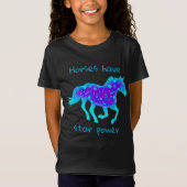 Paarden hebben stersterkte t-shirt (Voorkant)