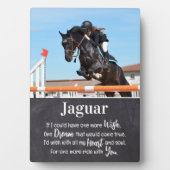 Paarden Herdenkings Herinnerings Foto Fotoplaat (voorkant)