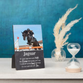 Paarden Herdenkings Herinnerings Foto Fotoplaat (Zijkant)