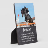 Paarden Herdenkings Herinnerings Foto Fotoplaat (Zijkant)