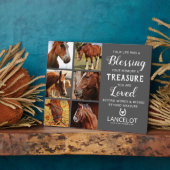 Paarden Herdenkingsfoto Collage Fotoplaat (Zijkant)