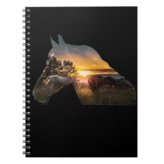 Paarden Hoesje — spiral notebook Notitieboek