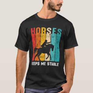 Paarden Houd me Stable Horseback Rider T-shirt