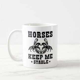 Paarden houden me stabiel koffiemok