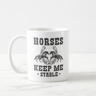 Paarden houden me stabiel koffiemok