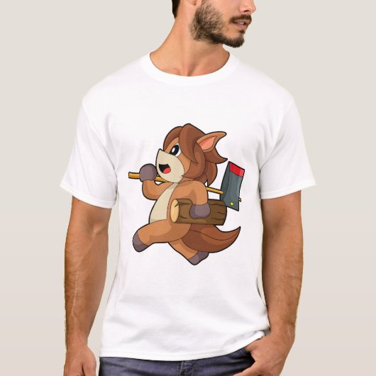 Paarden Houthakker T-shirt (Voorkant)
