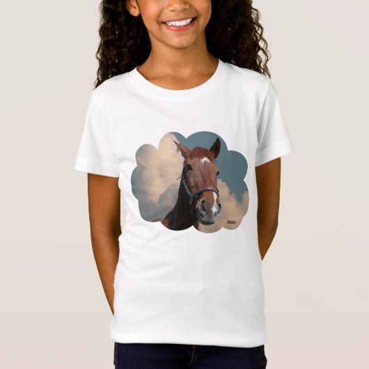 Paarden in cloud 01 t-shirt (Voorkant)