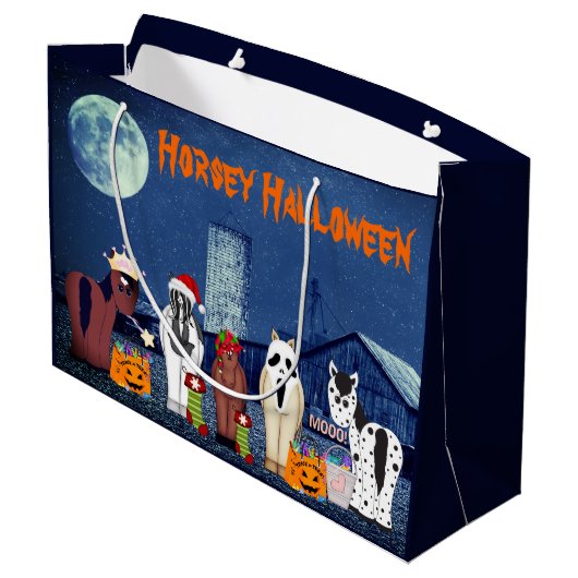 Paarden in Cute Horses van Costumes Horsey Hallowe Groot Cadeauzakje (Achterkant Gekanteld)