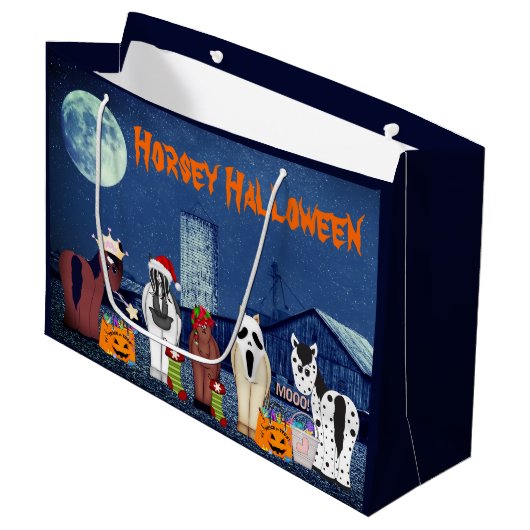 Paarden in Cute Horses van Costumes Horsey Hallowe Groot Cadeauzakje (Voorkant Gekanteld)