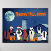 Paarden in Cute Horses van Costumes Horsey Hallowe Poster (Voorkant)