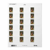 Paarden in de Bossen Etiket (Full Sheet)