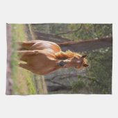 Paarden in de Bossen Theedoek (Horizontaal)