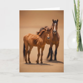 Paarden in de Gobi Kaart