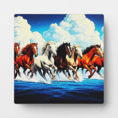 PAARDEN IN DE LUCHT FOTOPLAAT (Voorkant)