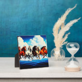 PAARDEN IN DE LUCHT FOTOPLAAT (Insitu)
