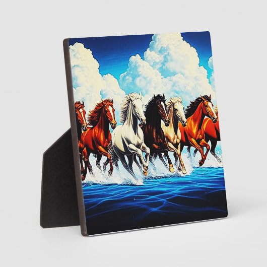 PAARDEN IN DE LUCHT FOTOPLAAT (Voorkant)