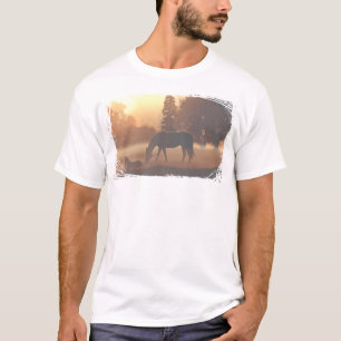 Paarden in de Morning Fog T-shirt