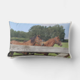 Paarden in de natuur buitenkussen